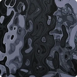 Фасад из нержавеющей стали "Водная рябь", цвет черный на заказ Фасад из нержавеющей стали "Водная рябь", цвет черный